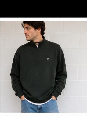 X system green sweater X-Large